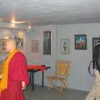 Sala z obrazami - Galeria Sztuki Tybetańskiej, Warszawa